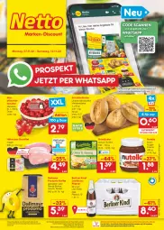 Gazetka promocyjna Netto Marken-Discount - Filial-Angebote - Gazetka - ważna od 12.11 do 12.11.2022 - strona 1 - produkty: alkohol, angebot, angebote, berliner, berliner kindl, bestpreis, bohne, brötchen, brustfilet, creme, dallmayr, dallmayr prodomo, eis, filet, grünländer, hähnchen-brustfilet, Jubiläums, kaffee, krombache, krombacher, krombacher pils, Meister, ndk, nuss, nutella, pflaume, pflaumen, pils, pilsener, prodomo, reis, stube, Ti, tomate, tomaten, ZTE