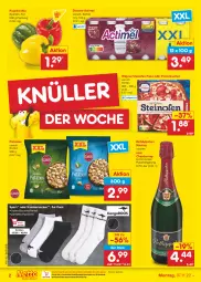 Gazetka promocyjna Netto Marken-Discount - Filial-Angebote - Gazetka - ważna od 12.11 do 12.11.2022 - strona 2 - produkty: actimel, Bau, bestpreis, chardonnay, danone, eis, flammkuchen, flasche, kuchen, lamm, ndk, Ofen, paprika, pistazien, pizza, reis, riesling, rotkäppchen, sneaker, sneakersocken, socken, Sport, steinofen, steinofen pizza, Ti, wagner