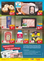 Gazetka promocyjna Netto Marken-Discount - Filial-Angebote - Gazetka - ważna od 12.11 do 12.11.2022 - strona 21 - produkty: angebot, aufstrich, auto, berliner, bestpreis, brie, brot, brotaufstrich, eis, fleisch, gutschein, kasseler, leitz, milch, reis, ring, Rippen, sac, sahne, salami, schlagsahne, schwein, schweine, steak, Ti, tisch, wein, weine, wurst, ZTE
