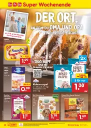 Gazetka promocyjna Netto Marken-Discount - Filial-Angebote - Gazetka - ważna od 12.11 do 12.11.2022 - strona 36 - produkty: bestpreis, bio, eis, frankfurter, Guglhupf, kokos, Kranz, mandel, marzipan, ndk, nordzucker, nuss, reis, rezept, rezepte, Ti, tisch, walnuss, walnusskerne, zucker