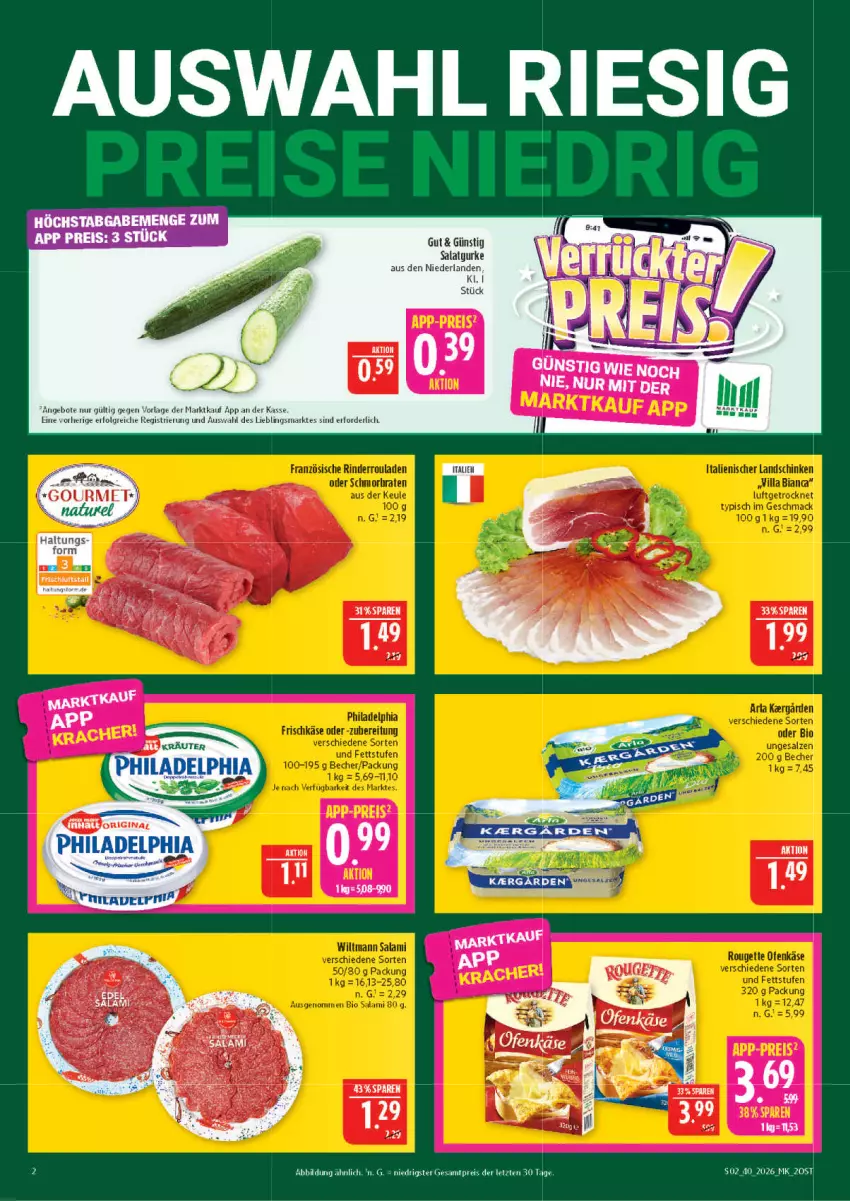 Aktueller Prospekt Marktkauf - Prospekt - von 27.09 bis 03.10.2026 - strona 2 - produkty: angebot, angebote, eis, gurke, LG, reis, salat, Salatgurke, Ti, ZTE