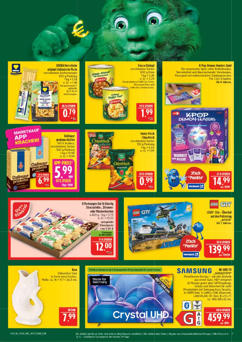 Aktueller Prospekt Marktkauf - Prospekt - von 27.09 bis 03.10.2026 - strona 3 - produkty: eis, elle, kuchen, Marmorkuchen, reis, Samsung, Ti, zitrone, zitronen