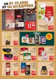 Gazetka promocyjna Marktkauf - Prospekt - Gazetka - ważna od 03.10 do 03.10.2026 - strona 20 - produkty: bellacrema, bohne, bohnen, Cap, classico, dallmayr, dallmayr capsa, dallmayr gold, eis, erde, espresso, kaffee, kakao, lavazza, lion, löslicher kaffee, melitta, nescafe, nespresso, reis, rwe, tasse, Ti, ZTE