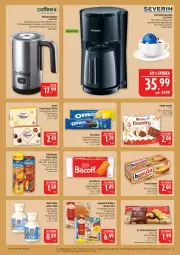 Gazetka promocyjna Marktkauf - Prospekt - Gazetka - ważna od 03.10 do 03.10.2026 - strona 21 - produkty: auto, biscoff, coppenrath, debeukelaer, decke, Deckel, Dr. Oetker, eis, ente, ferrero, filterkaffee, flasche, gin, hanuta, kaffee, kaffeemaschine, karamell, keks, kekse, Kinder, kuchen, leine, LG, Meister, Meister Torte, milch, milchaufschäumer, nuss, oreo, prinzen rolle, reis, saro, sarotti, Schal, severin, snack, Ti, tisch, torte, Trüffel, ZTE