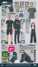 Gazetka promocyjna Netto - Angebote ab Montag - Gazetka - ważna od 07.05 do 07.05.2022 - strona 16 - produkty: auer, Bau, baumwolle, eis, handschuhe, hose, hosen, Kinder, Latzhose, leine, Ria, rind, schuhe, shirt, shorts, socken, Stier, T-Shirt, Tasche, taschen, Ti, tisch, wasser, wolle, ZTE