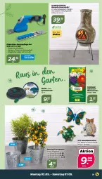 Gazetka promocyjna Netto - Angebote ab Montag - Gazetka - ważna od 07.05 do 07.05.2022 - strona 21 - produkty: akku, blume, blumen, blumenerde, dekoration, elle, erde, Garten, GPS, Grasschere, LG, natur, pflanze, pflanzen, Rauch, Schere, schlauch, Strauchschere, Ti, topf, übertopf, Wanddeko