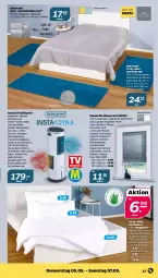 Gazetka promocyjna Netto - Angebote ab Montag - Gazetka - ważna od 07.05 do 07.05.2022 - strona 23 - produkty: aloe vera, bett, elle, fenster, fernbedienung, kissen, kopfkissen, kühlgerät, latte, LG, mikrofaser, Ria, Sofa, Sofaüberwurf, steppbett, Ti, timer, tisch, wasser, wassertank