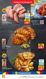 Gazetka promocyjna Lidl - Aktionsprospekt - Gazetka - ważna od 13.07 do 13.07.2024 - strona 6 - produkty: dip, eis, grill, hähnchenbrust, mango, Meister, Nackensteak, nackensteaks, ndk, preisvorteil, pute, reis, rezept, rezepte, Schal, Schale, steak, steaks, Ti