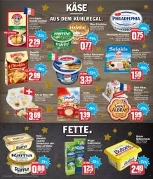 Gazetka promocyjna Aez - Prospekte - Gazetka - ważna od 24.12 do 24.12.2021 - strona 7 - produkty: albray, aufstrich, aus dem kühlregal, Becher, brot, brotaufstrich, butter, Butterschmalz, chavroux, eis, elle, feta, finello, frischkäse, galbani, halbfester schnittkäse, Käse, kräuter, kräuterbutter, kühlregal, malz, mascarpone, meggle, milch, miree, Ofen, Ofenkäse, philadelphia, rama, regal, reis, rouge, rougette, saint albray, salakis, Schmalz, schnittkäse, schweizer schnittkäse, teller, Ti