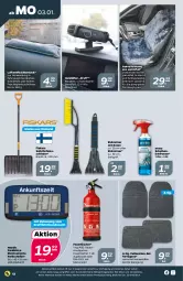 Gazetka promocyjna Netto - Angebote ab Montag - Gazetka - ważna od 08.01 do 08.01.2022 - strona 14 - produkty: auer, auto, Brei, eis, Eiskratzer, Elektro, elle, fiskars, Fußmatte, gin, kraft, lamm, Lammfell, LG, Luftentfeuchter, Reinigung, rwe, sac, Ti, ZTE