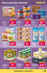 Gazetka promocyjna Netto - Angebote ab Montag - Gazetka - ważna od 08.01 do 08.01.2022 - strona 27 - produkty: auer, Bau, Bauer, beere, beeren, bockwurst, eis, eiswaffeln, früchte, Gläser, hanuta, konfitüre, küche, meersalz, mühlhäuser, natur, ndk, reis, Reiswaffeln, salz, schoko, smoothie, smoothies, spargel, Stachelbeeren, Ti, waffeln, wurst