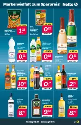 Gazetka promocyjna Netto - Angebote ab Montag - Gazetka - ważna od 08.01 do 08.01.2022 - strona 9 - produkty: blended scotch, blended scotch whisky, coca-cola, cola, eintopf, eis, erdnuss, fanta, fanta oder, fanta oder sprite, flippies, funny-frisch, Germ, gerolsteine, gerolsteiner, Havana Club, jägermeister, knorr, kräuter, kräuterlikör, likör, Meister, nuss, oder sprite, reis, rotkäppchen, scotch, scotch whisky, sekt, sprite, steiner, tee, Ti, topf, vodka, volvic, whisky