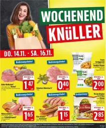 Gazetka promocyjna Edeka - Prospekte - Gazetka - ważna od 16.11 do 16.11.2024 - strona 27 - produkty: beutel, braten, bratwurst, erde, fertiggericht, frosta, Frühstücksspeck, gemüse-pfanne, gin, hinterschinken, Käse, pfanne, rollbraten, schinken, schwein, schweine, Speck, Ti, wein, weine, wurst