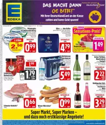 Gazetka promocyjna Edeka - Prospekte - Gazetka - ważna od 16.11 do 16.11.2024 - strona 3 - produkty: adelholzener, alkohol, angebot, angebote, aufstrich, Becher, beere, beeren, bohne, bohnen, brot, brotaufstrich, deka, deutschlandcard, ecco, elle, flasche, frucht, fruchtsecco, gin, grüner veltliner, himbeer, himbeere, himbeeren, Holz, kaffee, kotelett, mac, philadelphia, rotkäppchen, Schwartau, schwein, schweine, sekt, Ti, wein, weine, wiener, wiener würstchen, würstchen, Zweigelt