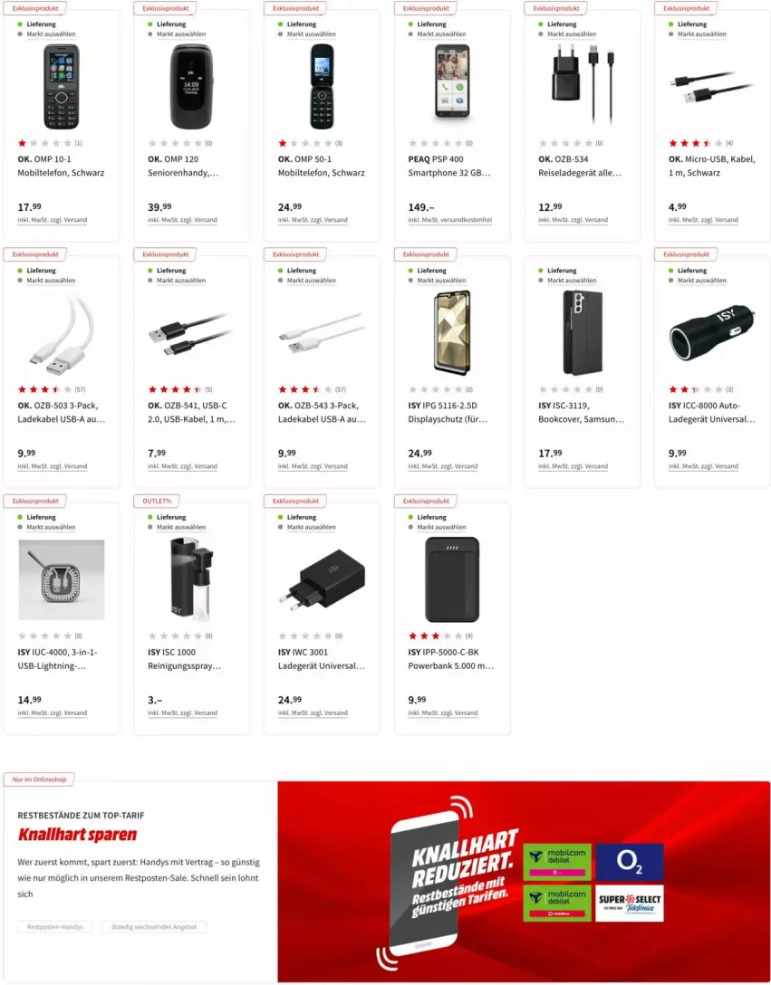 Aktueller Prospekt Media Markt - Prospekte - von 27.04 bis 06.05.2022 - strona 13 - produkty: auto, Bank, deka, eis, Handy, ladegerät, ladekabel, lays, ndk, powerbank, Reinigung, reis, telefon, Ti, usb, versandkostenfrei