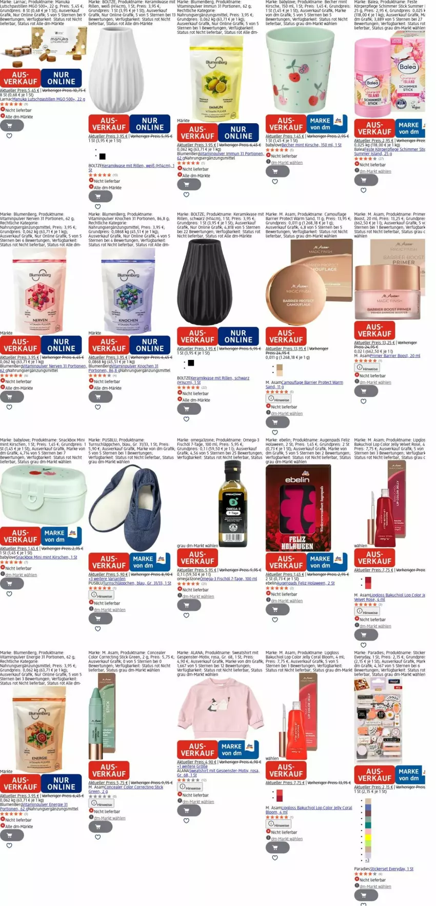 Aktueller Prospekt Dm Drogerie - Prospekte - von 08.12 bis 17.12.2025 - strona 10 - produkty: asti, auer, Babylove, Becher, blume, blumen, Brille, Coral, eis, elle, fisch, HP, Kette, kirsch, kirsche, kirschen, körperpflege, Lipgloss, miele, mint, nuk, omega, Omega-3, Oral B, reis, rel, Ria, rwe, shirt, snack, Sweatshirt, tee, Ti, usb, Vase, velvet, vita