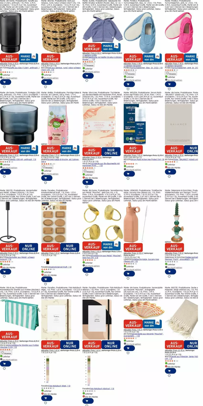 Aktueller Prospekt Dm Drogerie - Prospekte - von 08.12 bis 17.12.2025 - strona 2 - produkty: Bau, baumwolle, bio, bio-baumwolle, Blüte, buch, decke, eis, elle, fisch, flasche, Jacke, kakao, kerze, Kerzenhalter, kirsch, kirsche, korb, kosmetik, Kosmetiktasche, kraft, latte, mais, natur, Omep, orange, reifen, reis, Ria, ring, rum, Serum, Serviette, servietten, Serviettenring, Stabkerze, Stabkerzenhalter, sweatjacke, Tasche, tee, Ti, tisch, tischdecke, trinkflasche, trinkglas, usb, weleda, wolle