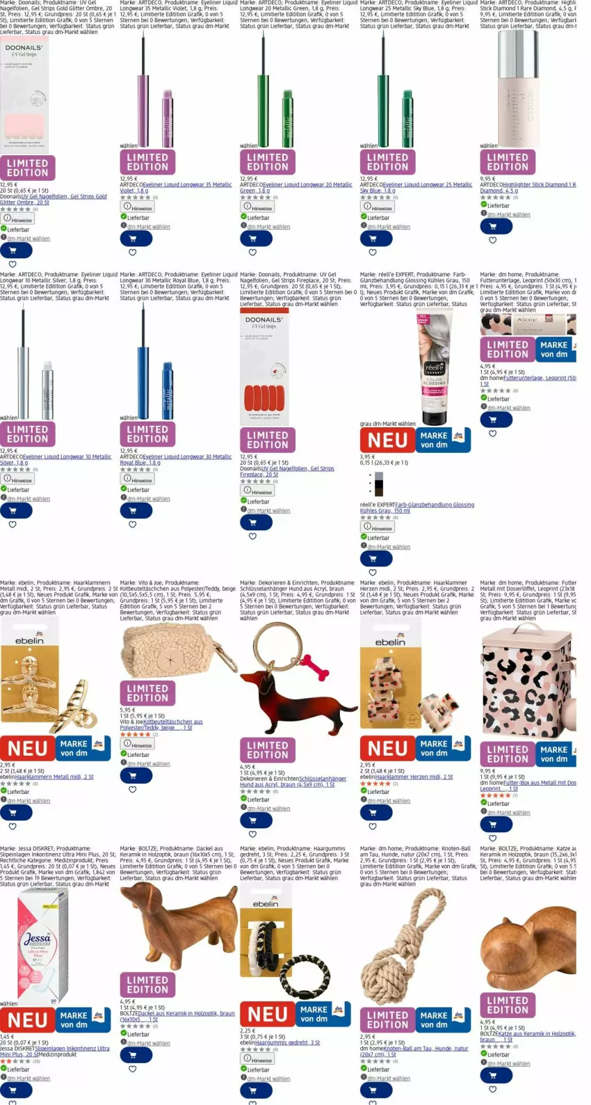 Aktueller Prospekt Dm Drogerie - Prospekte - von 08.12 bis 17.12.2025 - strona 20 - produkty: Anhänger, ball, beco, beutel, braun, eis, Elan, Eyeliner, Holz, Klammern, lamm, Löffel, medizinprodukt, natur, reis, slip, slipeinlagen, tee, Ti