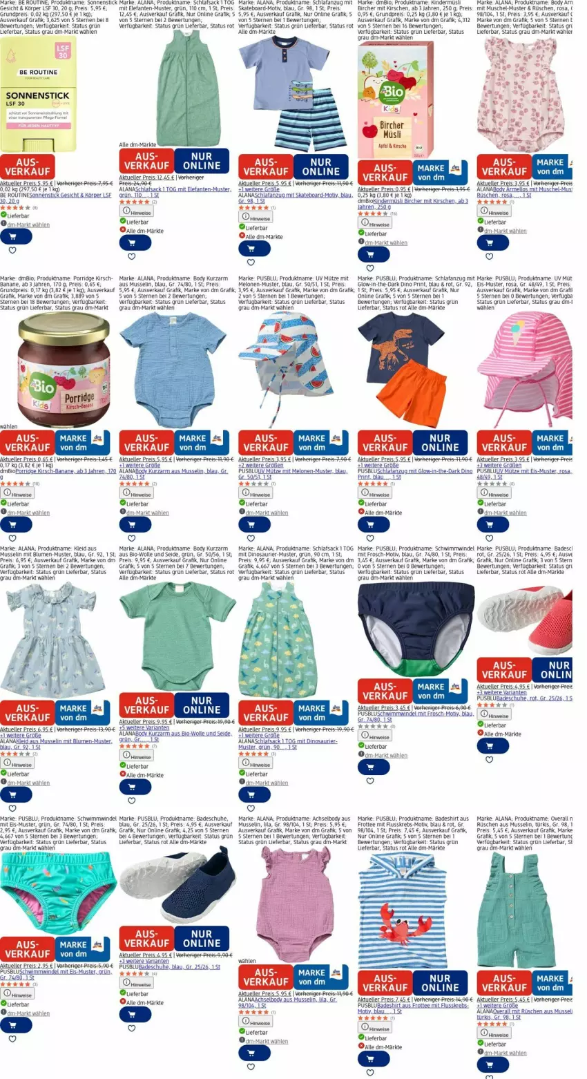 Aktueller Prospekt Dm Drogerie - Prospekte - von 08.12 bis 17.12.2025 - strona 3 - produkty: AEZ, Anzug, apfel, arla, Bad, banane, Bau, bio, blume, blumen, body, eier, eis, Elefant, elle, ente, Frosch, Kinder, kirsch, kirsche, kirschen, kleid, Krebs, melone, melonen, müsli, Mütze, porridge, Rana, reis, reiss, Ria, sac, Schlafanzug, schlafsack, schuhe, shirt, Skateboard, tee, Ti, uhu, usb, wolle, Yo