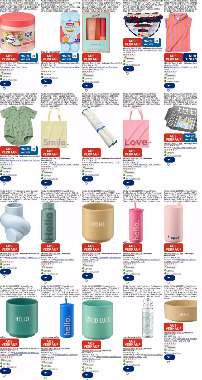 Aktueller Prospekt Dm Drogerie - Prospekte - von 08.12 bis 17.12.2025 - strona 5 - produkty: Bad, Bau, baumwolle, Becher, bio, body, butter, eis, eiswürfel, elle, espresso, flasche, grill, korb, lavendel, LG, merl, orange, Profissimo, reis, ring, Rowi, schüssel, shake, shirt, sim, snack, Tasche, tee, Ti, tragetasche, trinkbecher, trinkflasche, usb, Vase, wolle, würfel