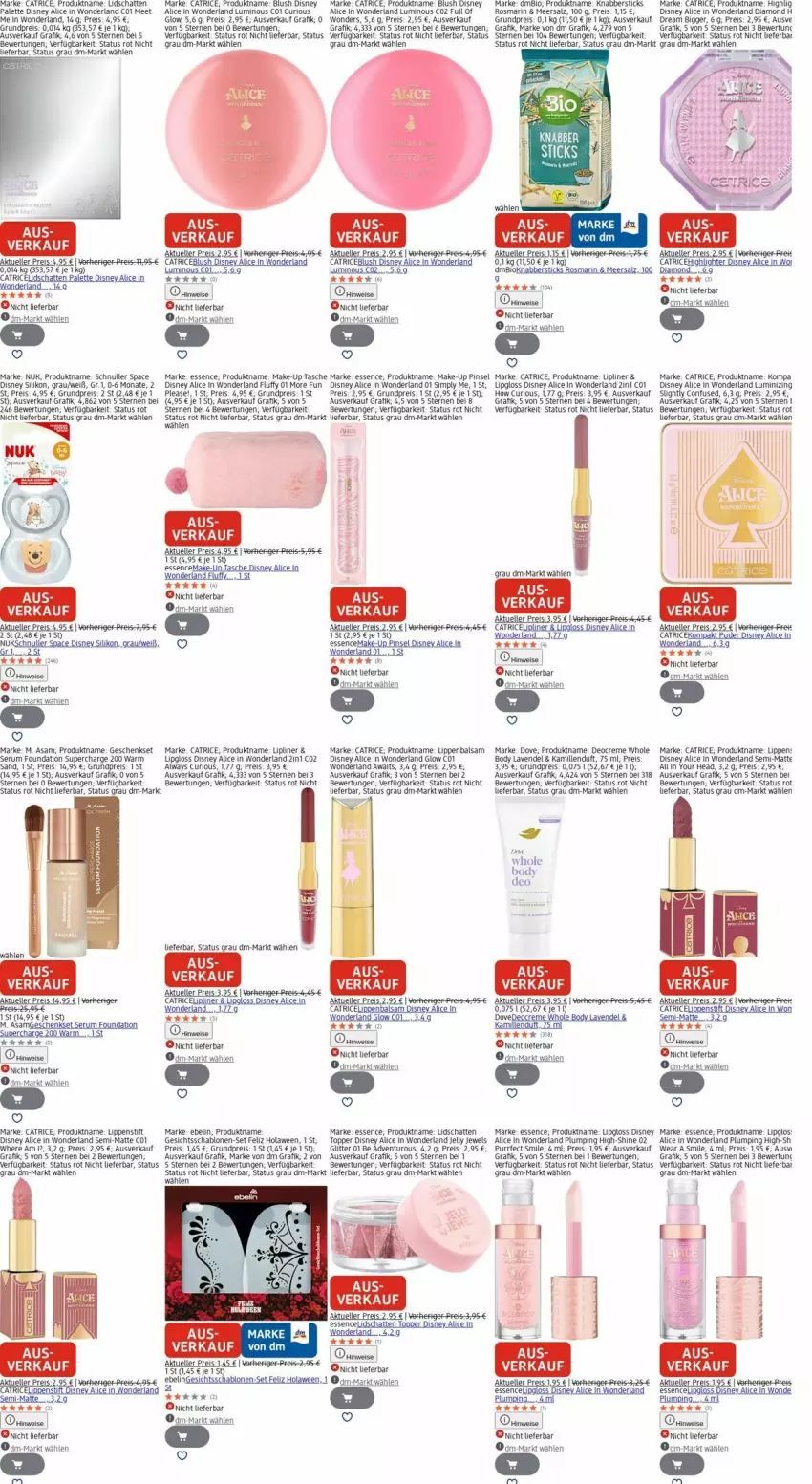 Aktueller Prospekt Dm Drogerie - Prospekte - von 08.12 bis 17.12.2025 - strona 7 - produkty: Alwa, Always, balsam, bio, body, creme, deo, Deocreme, disney, dove, eis, elle, geschenkset, Kamill, kamille, lavendel, Lipgloss, Lippenbalsam, Lippenstift, Make-up, meersalz, nuk, Palette, Pinsel, reis, rosmarin, rum, rwe, salz, Serum, sim, Tasche, Ti, topper, Wels, Yo