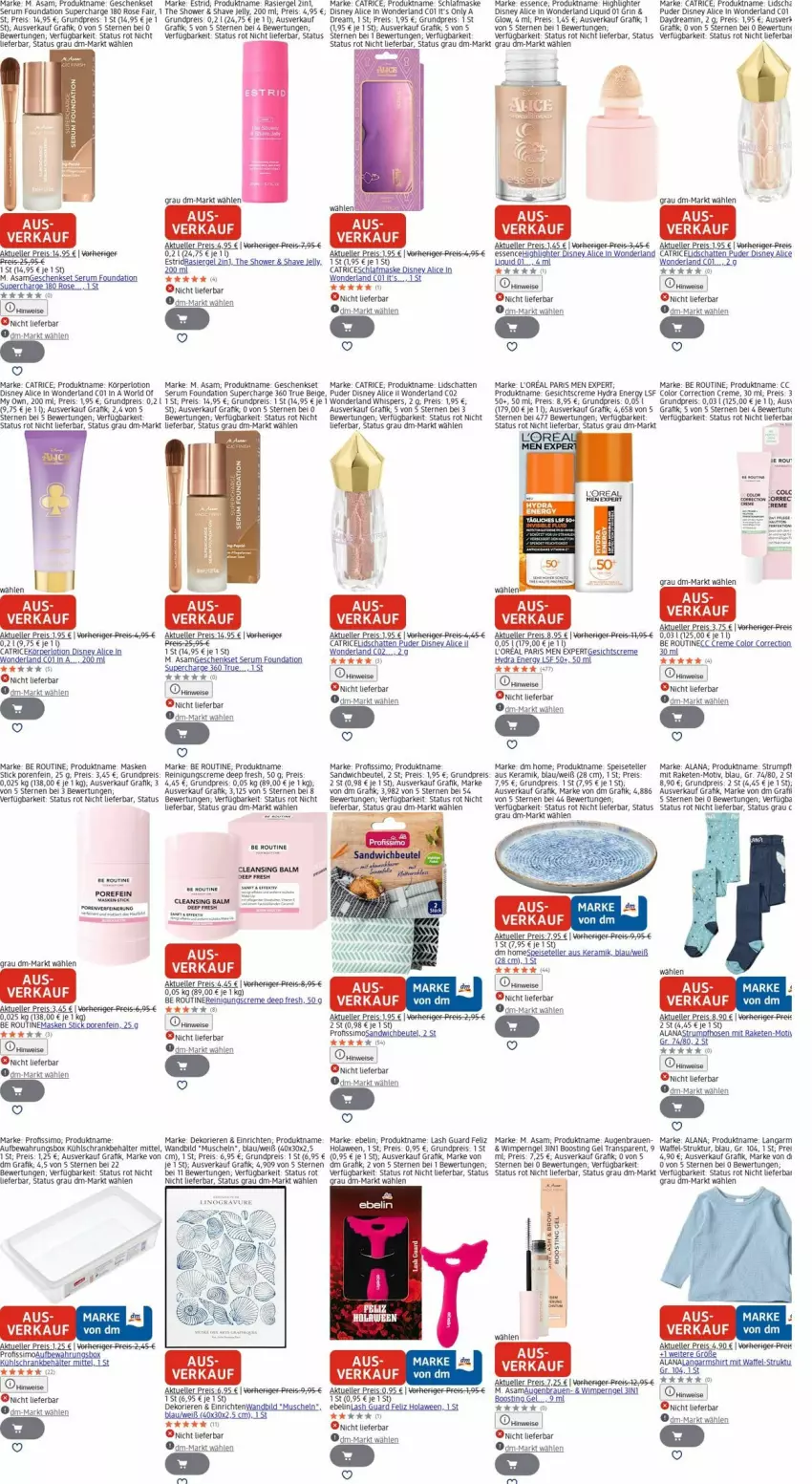 Aktueller Prospekt Dm Drogerie - Prospekte - von 08.12 bis 17.12.2025 - strona 9 - produkty: aufbewahrungsbox, aust, Behälter, bett, beutel, creme, disney, eier, eis, elle, geschenkset, Gesichtscreme, hose, hosen, Körperlotion, kühlschrank, l'oreal, Langarmshirt, Lotion, Maske, Muscheln, Profissimo, Raketen, rasiergel, Reinigung, reis, rum, sandwich, Schrank, Serum, shirt, sim, Strumpfhose, Ti, Yo