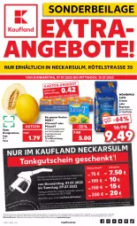 Gazetka promocyjna Kaufland - Spezielle Angebote - Gazetka - ważna od 13.07 do 13.07.2022 - strona 1 - produkty: angebot, angebote, bohne, bohnen, caffè crema, elle, erfrischungsgetränk, erfrischungsgetränke, espresso, frucht, getränk, getränke, gutschein, gutscheine, honig, honigmelone, ilag, mac, melone, mövenpick, oder espresso, pfirsich, tee, telefon, Ti, zitrone, zitronen, ZTE