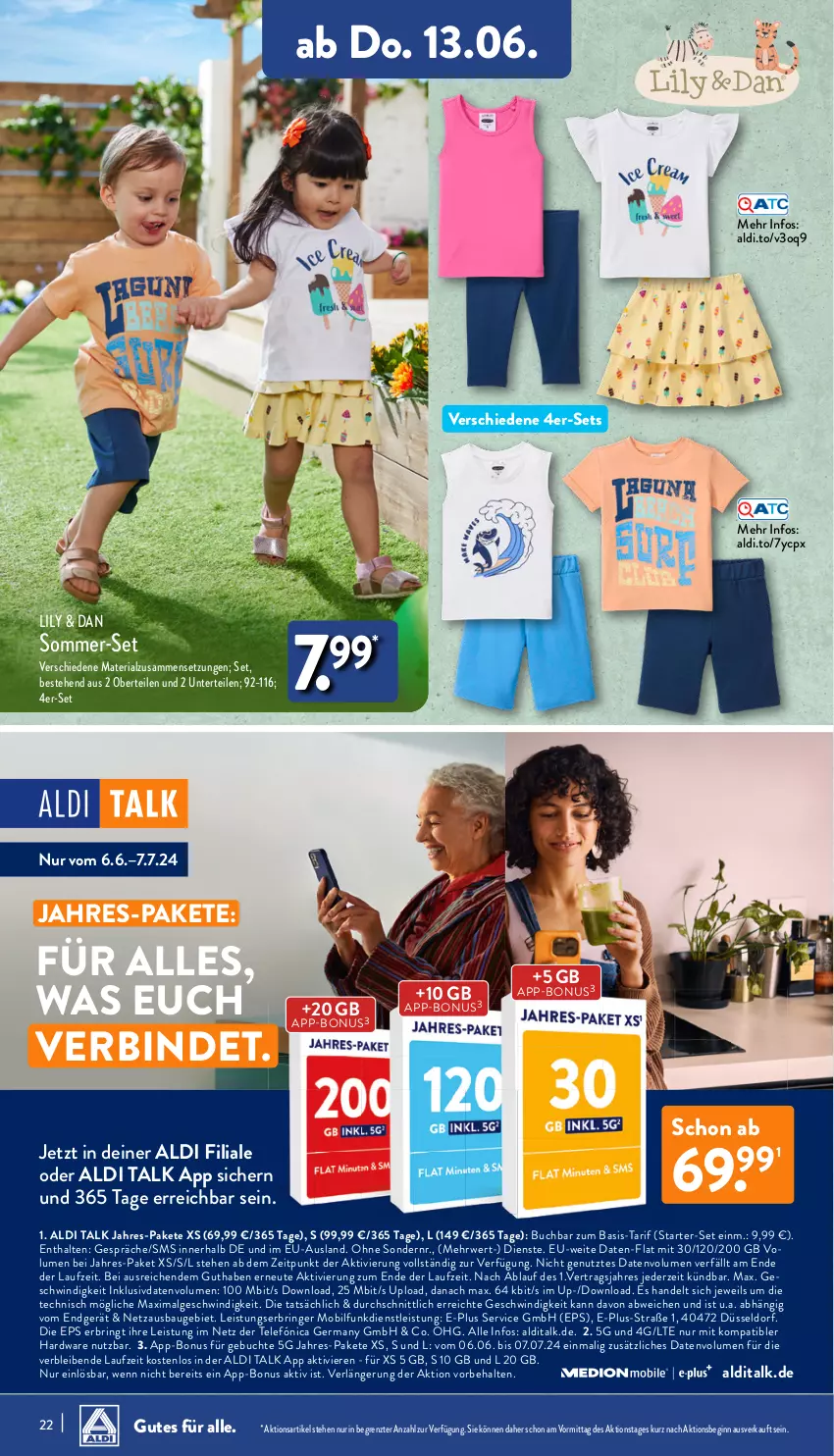 Aktueller Prospekt Aldi Nord - Von Montag - von 10.06 bis 15.06.2024 - strona 22 - produkty: aldi, aldi talk, Bau, buch, eis, Germ, gin, hardware, LG, Oberteile, Ria, ring, rwe, Ti, usb, ZTE