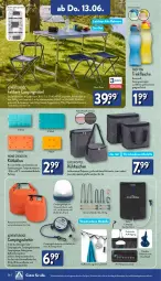 Gazetka promocyjna Aldi Nord - Von Montag - Gazetka - ważna od 15.06 do 15.06.2024 - strona 26 - produkty: akku, batterie, batterien, Campingdusche, Crofton, dell, dusche, eis, elle, erde, flasche, getränk, getränke, gin, hocker, klapptisch, kühlakku, kühlakkus, kühltasche, Lampe, leine, LG, möbel, Mode, Ria, schlauch, spülmaschinen, Stühl, Tasche, taschen, Ti, tisch, trinkflasche, wasser, Zelt, ZTE