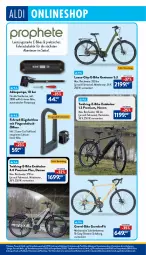 Gazetka promocyjna Aldi Nord - Von Montag - Gazetka - ważna od 15.06 do 15.06.2024 - strona 40 - produkty: akku, auto, bügel, decke, E-Bike, E-Bikes, eis, ente, Fahrrad, fingerabdrucksensor, ndk, reis, rwe, sattel, Schal, Schale, shimano, Sport, Ti, tisch, uhr