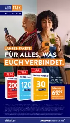 Gazetka promocyjna Aldi Nord - Von Montag - Gazetka - ważna od 15.06 do 15.06.2024 - strona 43 - produkty: aldi, aldi talk, Bau, buch, eis, Germ, hardware, LG, ring, rwe, Ti, usb, ZTE