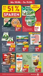 Gazetka promocyjna Aldi Nord - Von Montag - Gazetka - ważna od 15.06 do 15.06.2024 - strona 5 - produkty: alpro, arla, aus der tiefkühlung, bresso, butter, chavroux, coppenrath, dell, drink, eis, elle, frikadellen, frischkäse, gin, Goldstücke, hafer, Haferdrink, Kærgården, Käse, mac, milch, reis, schinken, Spezi, Ti, weichkäse, ZTE