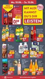 Gazetka promocyjna Aldi Nord - Von Montag - Gazetka - ważna od 15.06 do 15.06.2024 - strona 8 - produkty: aldi, amaro, angebot, angebote, Ayran, bärenmarke, beutel, cocktail, ecco, eis, elle, flasche, frucht, fruchtsaft, getränk, kakao, Kefir, krüger, Müller, nero, pepsi, pfanne, Pfanner, pils, primitivo, reis, roséwein, saft, Schwip Schwap, shake, tee, teller, Ti, valensina, volvic, wasser, wein, Yo, zucker