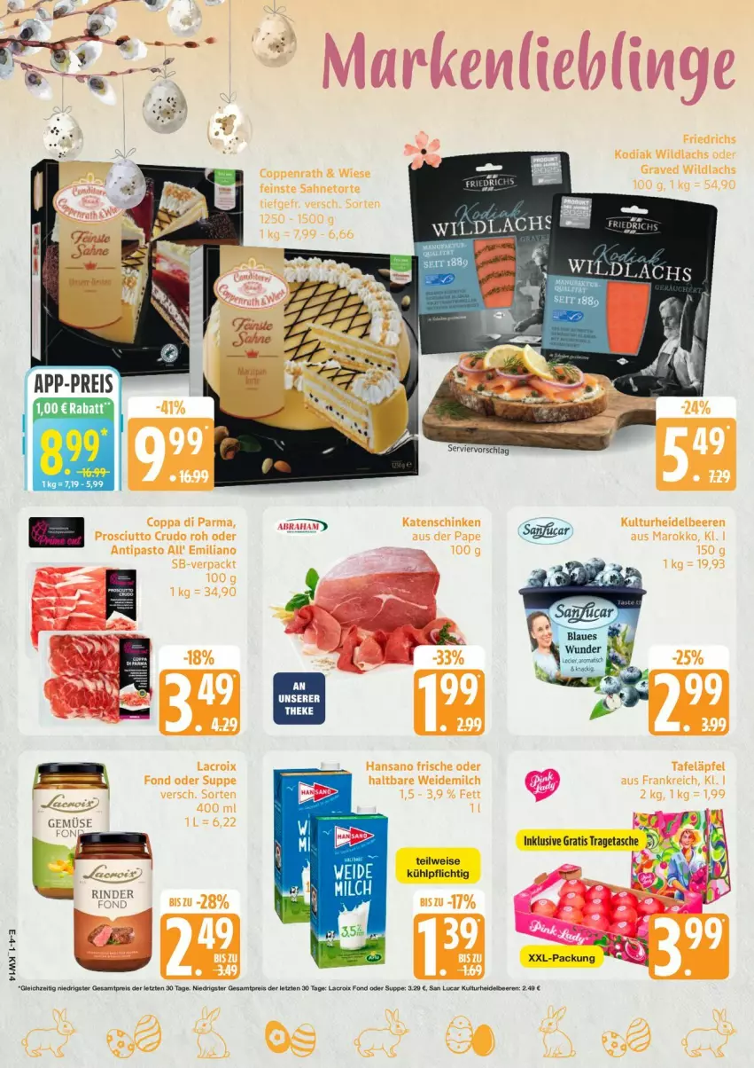 Aktueller Prospekt Edeka - Prospekte - von 30.03 bis 04.04.2026 - strona 4 - produkty: Ti