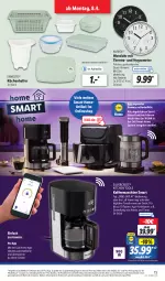 Gazetka promocyjna Lidl - Aktionsprospekt - Gazetka - ważna od 13.04 do 13.04.2024 - strona 19 - produkty: angebot, auto, batterie, coupon, eis, elle, erde, ernesto, Grom, Hygrometer, kaffee, kaffeemaschine, küche, Küchen, Küchenhelfer, Persona, reis, Ria, rwe, silvercrest, tasse, teller, Ti, timer, touchscreen, uhr, wanduhr, ZTE