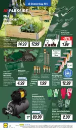 Gazetka promocyjna Lidl - Aktionsprospekt - Gazetka - ważna od 13.04 do 13.04.2024 - strona 32 - produkty: angebot, auto, ball, Bau, baumwolle, bier, blume, blumen, brunnen, butter, creme, dell, edelstahl, eis, elle, erdnuss, Erdnussbutter, Garten, handschuhe, Holz, holzschutz, lack, Mode, ndk, nuss, Parkside, pflanze, Pinsel, Pinselset, Rauch, reis, Ria, rwe, Schal, Schale, schoko, schuhe, Ti, tisch, wasser, wolle, ZTE, zwiebel, zwiebeln