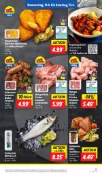 Gazetka promocyjna Lidl - Aktionsprospekt - Gazetka - ważna od 13.04 do 13.04.2024 - strona 49 - produkty: angebot, cevapcici, eis, fisch, fische, Fischer, flakes, gewürz, grill, gulasch, medaillons, Meister, Nackensteak, nackensteaks, paprika, preisvorteil, reis, rezept, rezepte, rind, rinder, schwein, schweine, steak, steaks, Ti, wein, weine, wolfsbarsch, ZTE