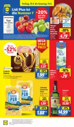 Gazetka promocyjna Lidl - Aktionsprospekt - Gazetka - ważna od 13.04 do 13.04.2024 - strona 52 - produkty: aktionspreis, angebot, Bona, brustfilet, coupon, drucker, eis, Engel, filet, filets, Frische Hähnchen, hähnchenbrust, hähnchenbrustfilet, haltbare milch, jameson, kerze, langnese, LG, magnum, Milbona, milch, nuss, papier, pasta, Rauch, reis, rel, Ti, WICK, Yo, ZTE