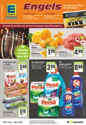 Gazetka promocyjna E Center - Angebote der Woche - Gazetka - ważna od 08.01 do 08.01.2022 - strona 1 - produkty: arla, Becher, clementinen, deka, duplo, eis, elle, Engel, ente, flasche, fleisch, gin, hackfleisch, hanuta, Kinder, kinder riegel, lebensmittel, megaperls, Omep, orange, orangen, reis, riegel, rind, rwe, schwein, schweine, teller, Ti, universal pulver, wein, weine, Yo