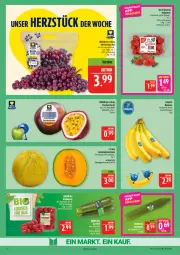 Gazetka promocyjna Marktkauf - Prospekt - Gazetka - ważna od 25.04 do 25.04.2026 - strona 6 - produkty: banane, bananen, chiquita, deka, eis, melone, melonen, reis, tafeltrauben, Ti, trauben