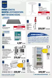 Gazetka promocyjna Metro - Monats-Menü - Gazetka - ważna od 31.10 do 31.10.2025 - strona 17 - produkty: angebot, aust, backofen, beleuchtung, besteck, beutel, Bref, eis, flasche, Glastür, grill, HP, korb, kühlschrank, latte, LG, Löffel, Metro, metro gastro, Mixer, Ofen, pril, reis, rum, schmutzfangmatte, Schrank, spülmaschinen, spülmittel, stabmixer, Ti, tiefpreis, tisch, tischplatte, Vakuumierer, wein