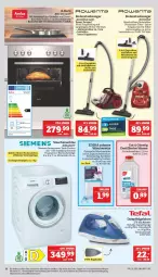 Gazetka promocyjna Marktkauf - Prospekt - Gazetka - ważna od 23.07 do 23.07.2022 - strona 30 - produkty: ACC, backofen, backofen und, beutel, bodenstaubsauger, bügel, Bügeleisen, cin, dampfbügeleisen, deka, eis, elle, kochfeld, LG, lieferservice, Ofen, reis, Ria, rowenta, Schal, siemens, staubsauger, tefal, teller, Ti, umschaltbare bodendüse, wasser