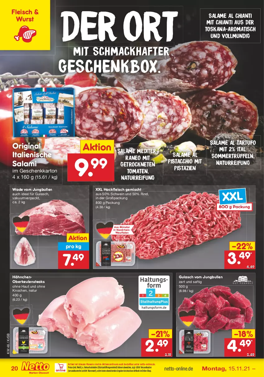 Aktueller Prospekt Netto Marken-Discount - Filial Angebote - von 15.11 bis 20.11.2021 - strona 20