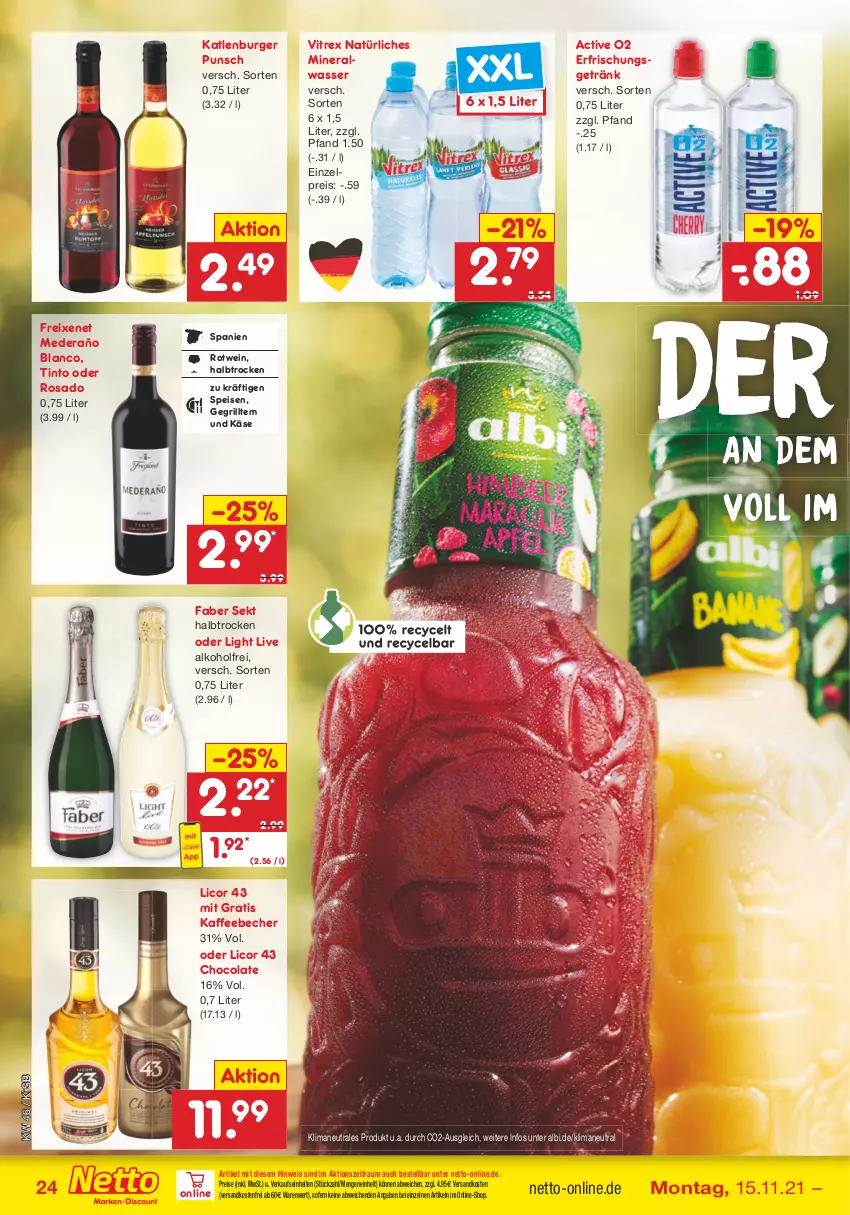 Aktueller Prospekt Netto Marken-Discount - Filial Angebote - von 15.11 bis 20.11.2021 - strona 24