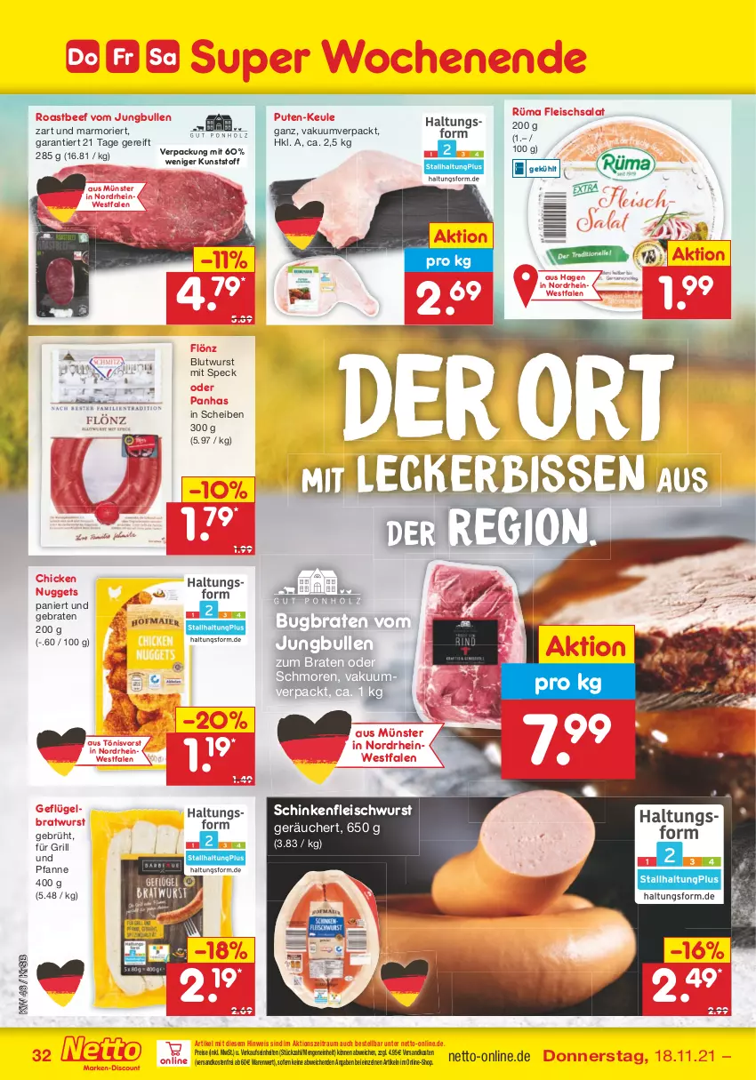 Aktueller Prospekt Netto Marken-Discount - Filial Angebote - von 15.11 bis 20.11.2021 - strona 32