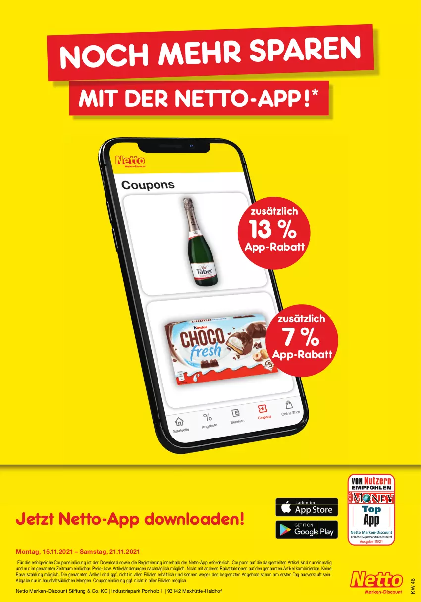 Aktueller Prospekt Netto Marken-Discount - Filial Angebote - von 15.11 bis 20.11.2021 - strona 41