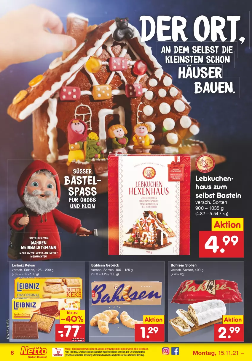 Aktueller Prospekt Netto Marken-Discount - Filial Angebote - von 15.11 bis 20.11.2021 - strona 6