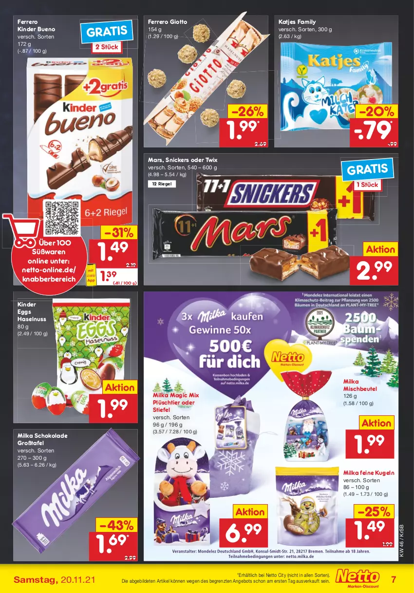 Aktueller Prospekt Netto Marken-Discount - Filial Angebote - von 15.11 bis 20.11.2021 - strona 7