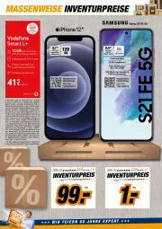 Gazetka promocyjna Expert Aurich - Prospekte - Gazetka - ważna od 19.02 do 19.02.2022 - strona 10 - produkty: Apple, Bau, braun, Brei, eis, elle, hauptkamera, iphone, IPhone 12, kamera, LG, monati, reis, Samsung, Surf, Ti, usb, vodafone, Yo