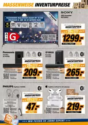 Gazetka promocyjna Expert Aurich - Prospekte - Gazetka - ważna od 19.02 do 19.02.2022 - strona 8 - produkty: akku, Cars, eis, Engel, fernseher, messer, panasonic, Philips, reis, sony, soundbar, Subwoofer, tee, Ti, uhd, usb, wasser, Yamaha